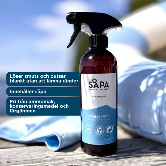 Window Cleaner Spray 0.5 l – For Glass and Mirrors