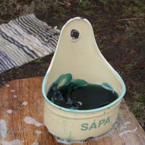 Vad används grön såpa till?