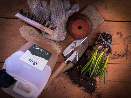 🌱 "Praktisk guide: Vårstäda trädgården med såpa – redskap, krukor & växthus"