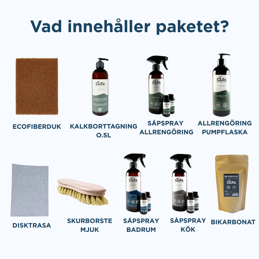 Large Detox Cleaning Package – Everything for Daily Cleaning and Deep Cleaning