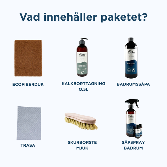 Clean & Limescale-Free Bathroom – Complete Kit for a Shining Bathroom Without Harsh Chemicals