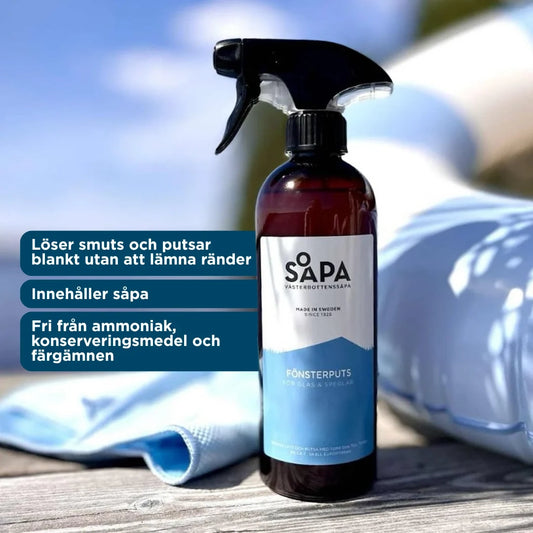 Fönsterputsspray 0,5 l – För glas och speglar